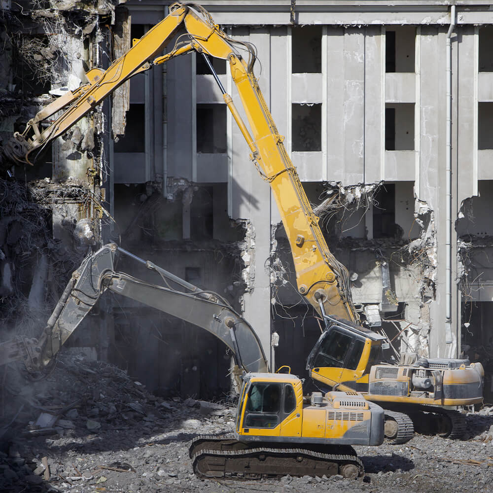 Abrissarbeiten in Berlin