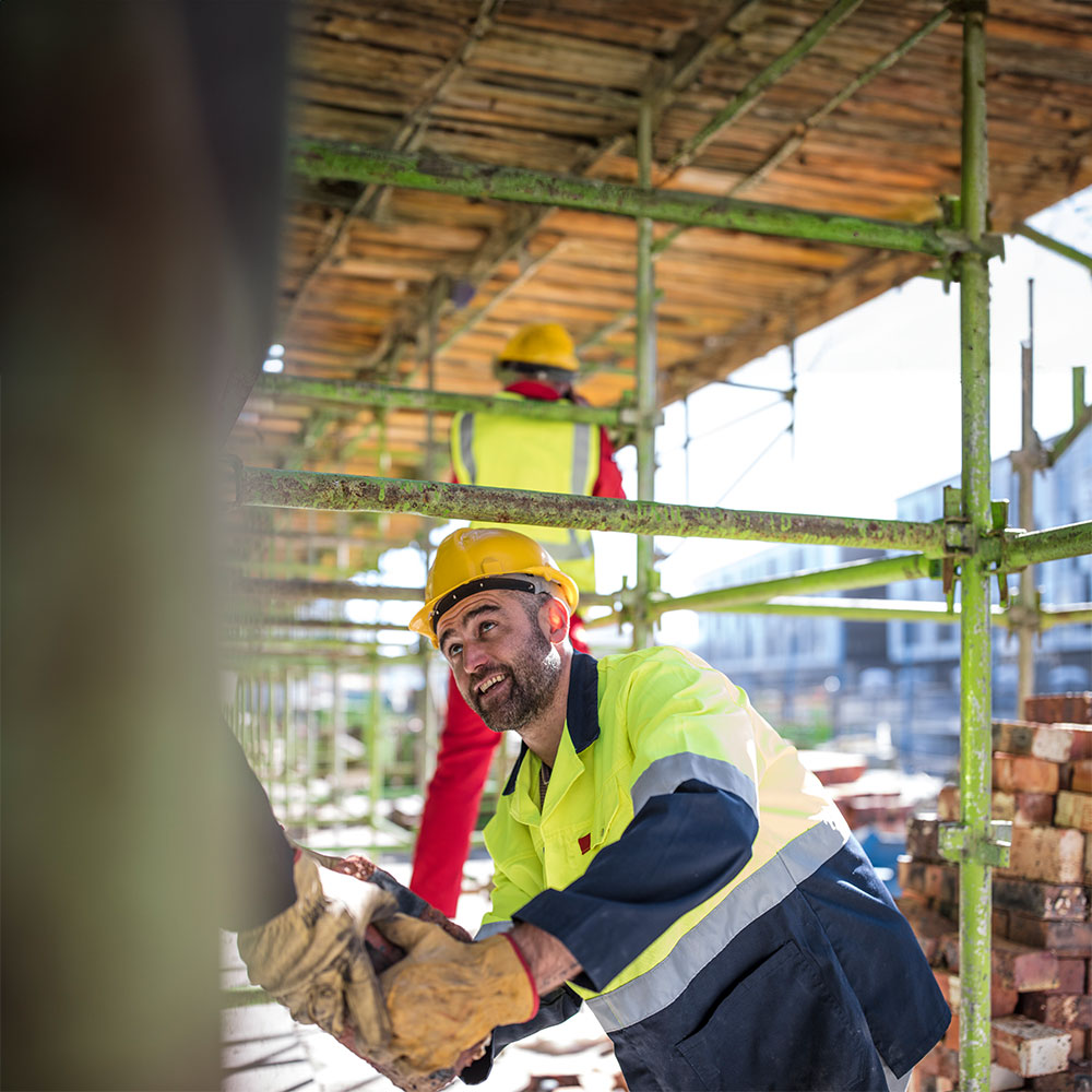 Bauarbeiter in Berlin